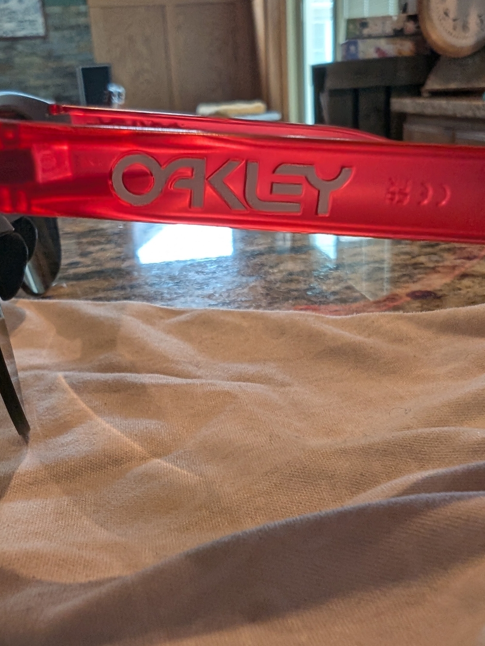 Oakley Frogskins Lite Sunglasses - Red Frame